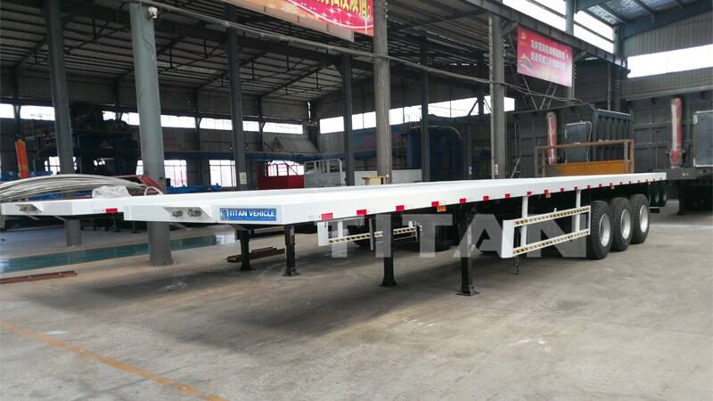 3 axle flatbed trailer
