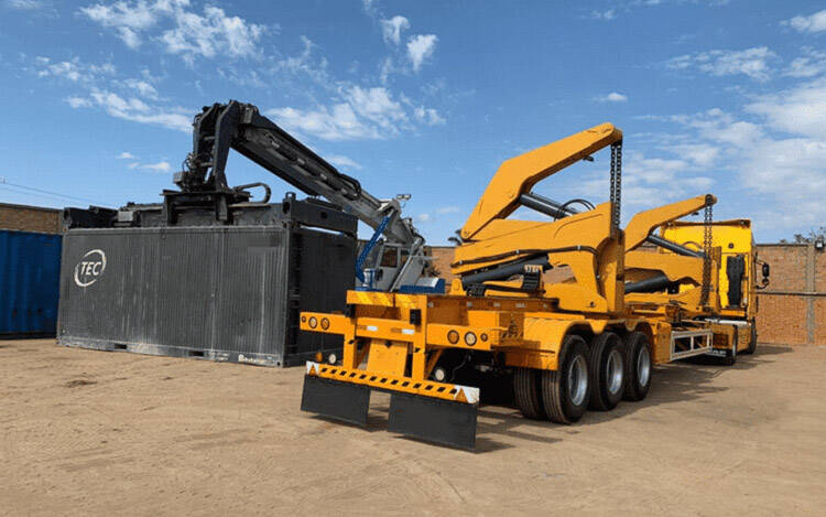 What is a Container Side Loader Trailer (sidelifter / sideloader) ?