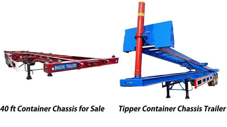 Common Types of 40ft Container Chassis Trailer