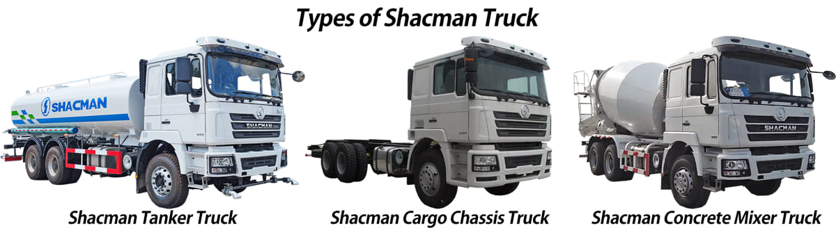 Types of Shacman Truck Zambia
