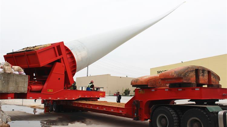 Windmill Rotor Wind Turbine Blade Trailer 