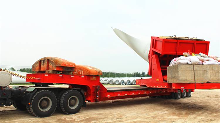 Windmill Rotor Wind Turbine Blade Trailer 