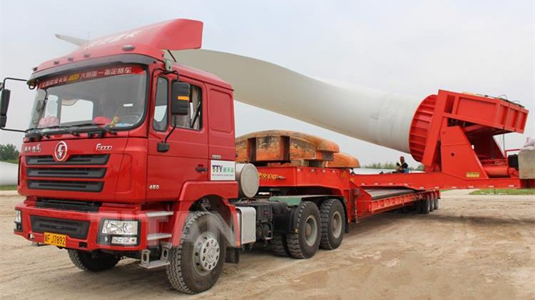 Windmill Rotor Wind Turbine Blade Trailer 