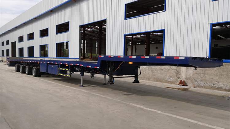 58M Extendable Wind Turbine Blade Transport Trailer