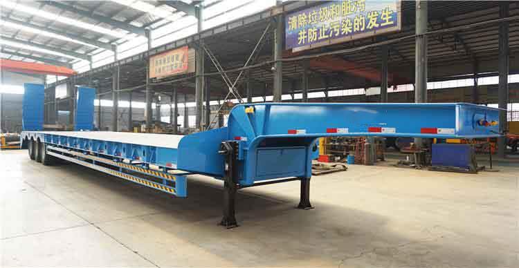 3 Axles Lowbed Trailer Low Bed Trailer for Sale in Kenya Malindi