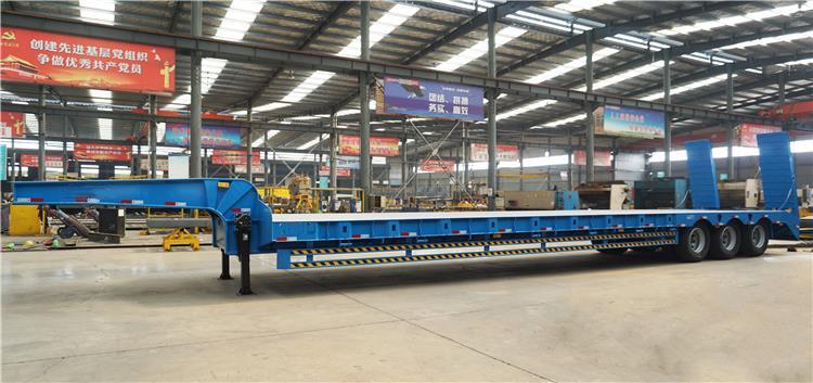 3 Axles Lowbed Trailer Low Bed Trailer for Sale in Kenya Malindi
