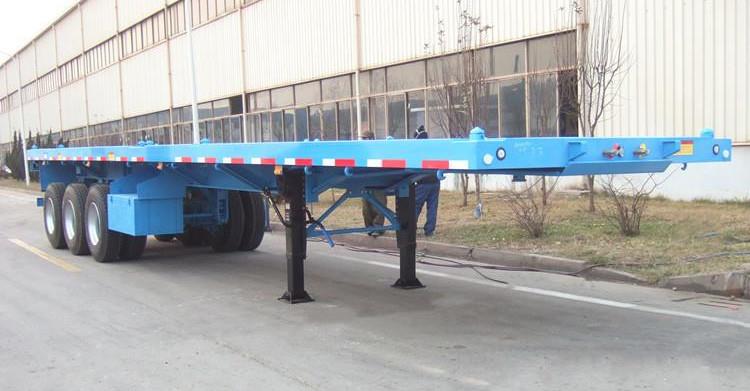 Bhachu 3 Axle Flatbed Tractor Trailer | 40 ft Container Flatbed Trailer for Sale