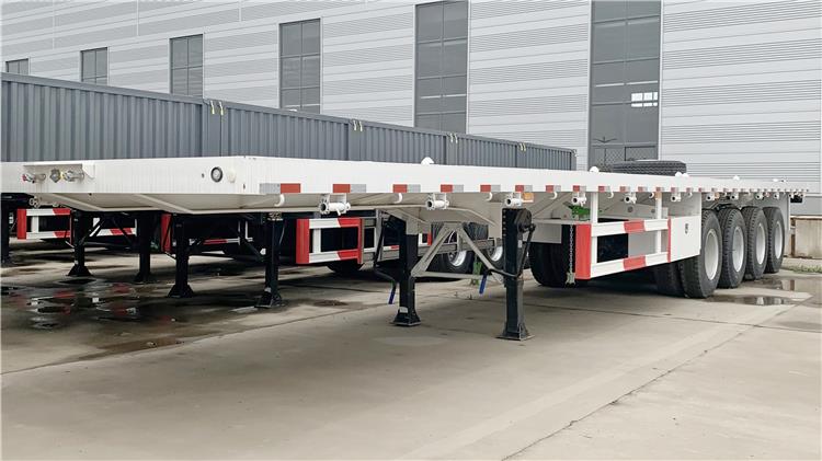 4 Axle 48  Foot Flatbed Trailer for Sale In Kenya - Bhachu Trailers