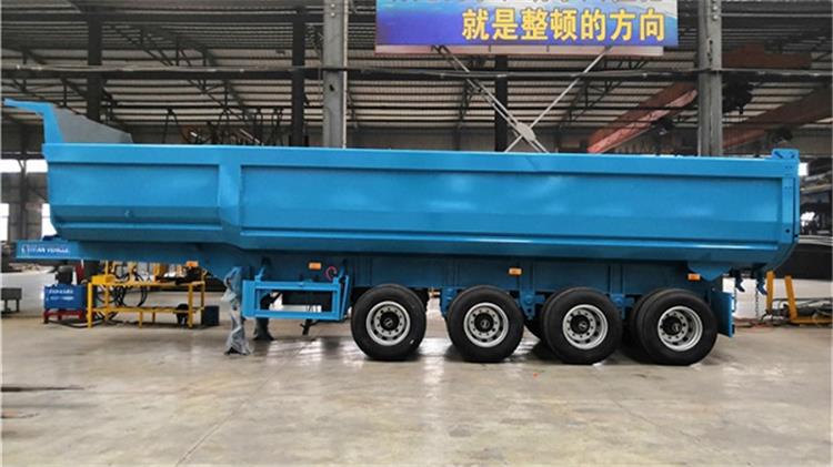 Bhachu Hydraulic U Shape 4 Axle 100 Ton Tipper Semi Trailer for Sale in Kenya