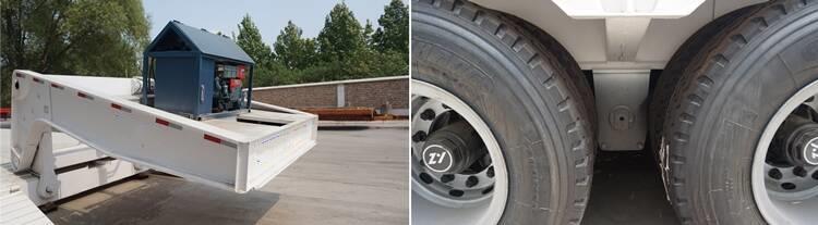 Bhachu 100 Ton Detachable Goose Neck Trailer for Sale Near Me In Kenya