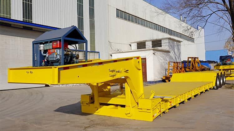 Bhachu Tri Axle 80 Ton Detachable Gooseneck Trailer For Sale in Kenya - Bhachu Vehicle