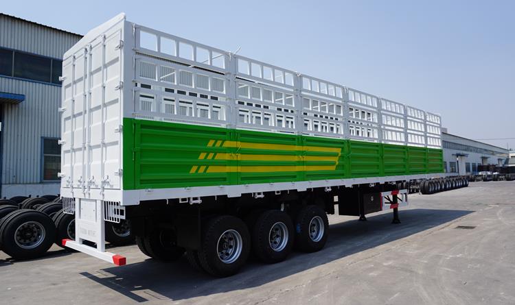 3 Axle 60 T Fence Semi Trailer for Sale in Kenya Mombasa - Bhachu 