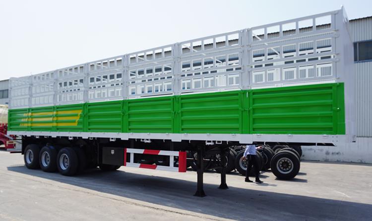 3 Axle 60 T Fence Semi Trailer for Sale in Kenya Mombasa - Bhachu 