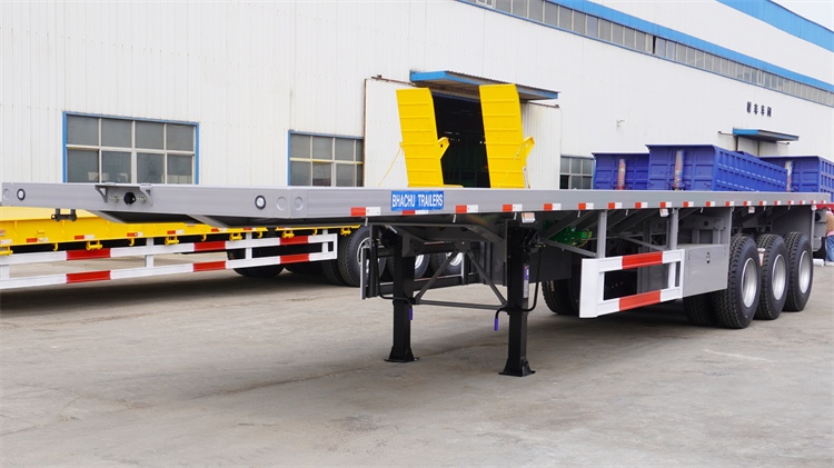Bhachu Flatbed Trailer for Sale In Kenya | Tri Axle 40 ft Flatbed Semi Trailer
