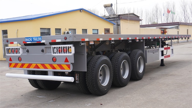 Bhachu Flatbed Trailer for Sale In Kenya | Tri Axle 40 ft Flatbed Semi Trailer