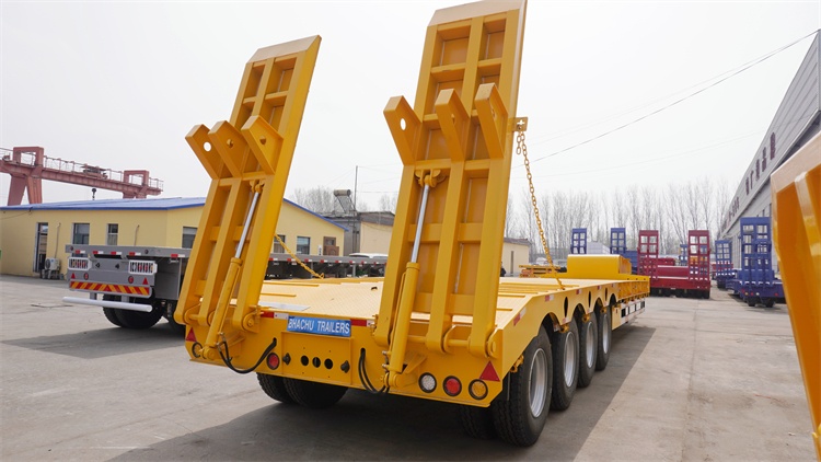 Bhachu 4 Axle 100 Ton Low Bed Trailer for Sale In Kenya - Bhachu Trailers Co.,Ltd