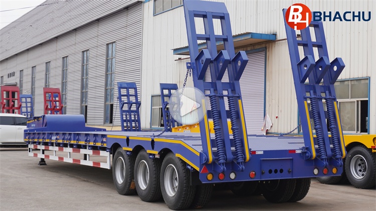Bhachu Tri Axle 80 Ton Low Bed Trailer for Sale in Kenya