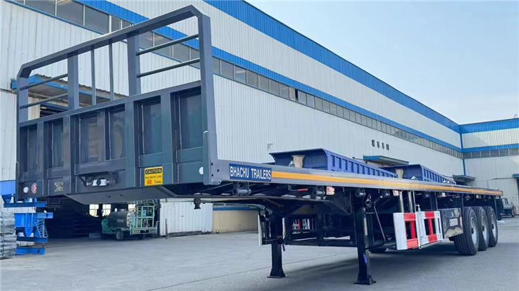 2024 Best 40 ft Flat Deck Trailer for Sale In Tanzania