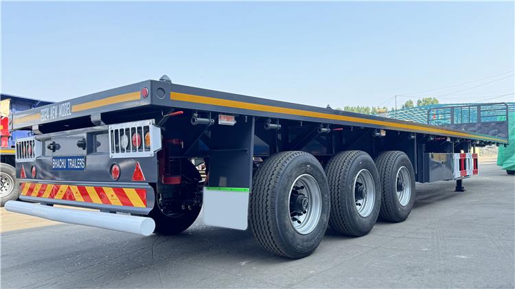2024 Best 40 ft Flat Deck Trailer for Sale In Tanzania