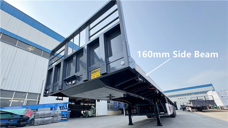 2024 Best 40 ft Flat Deck Trailer for Sale In Tanzania