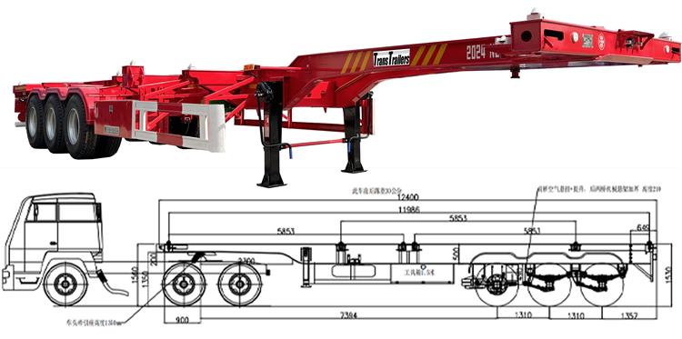 Transtrailers Skeletal Trailer for Sale In Kenya - Transtrailers Limited