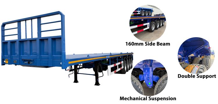 Bhachu 4 Axle Flatbed Trailer for Sale In Kenya