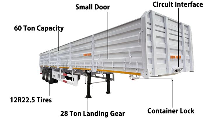Vercoe Side Wall Trailer for Sale In Tanzania