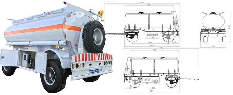 Bhachu 10000 L Fuel Tank Full Trailer for Sale In Zambia