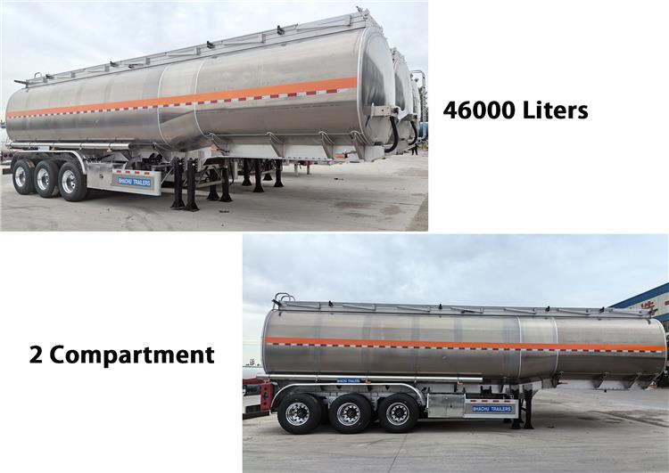 Bhachu 46000 Liters Aluminum Tanker Trailers for Sale In Kenya