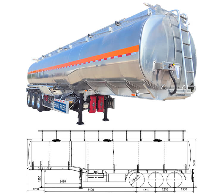 Bhachu Chemical Aluminum Tanker Semi Trailer for Sale in Tanzania