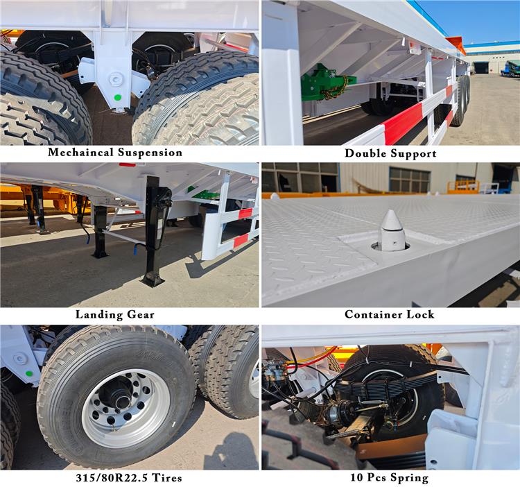 40 feet High Bed Trailer Truck for Sale In Uganda