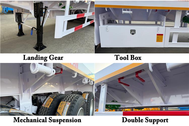 Bhahcu 2026 New Model 40ft Flatbed Trailer for Sale In Tanzania