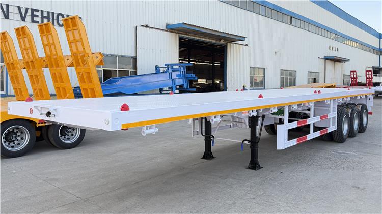 Bhahcu 2026 New Model 40ft Flatbed Trailer for Sale In Tanzania
