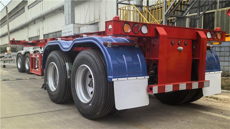 2 Axle 20ft Container Chassis Trailer for Sale In Ghana