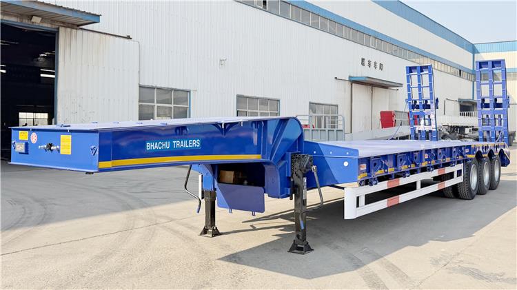 80 Ton Lowbed Semi Trailer for Sale In Ghana