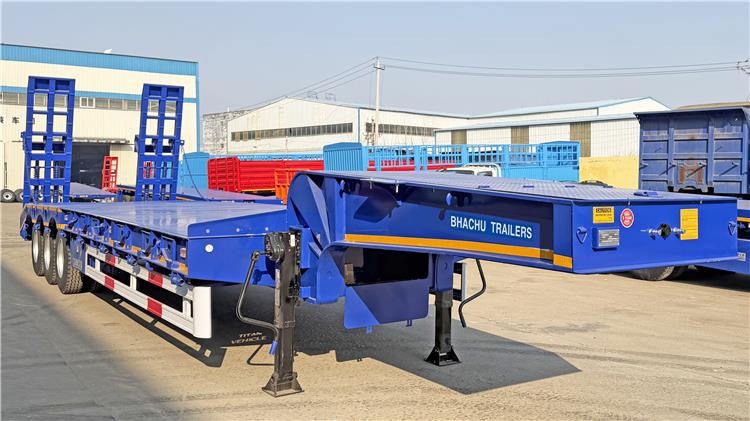 80 Ton Lowbed Semi Trailer for Sale In Ghana