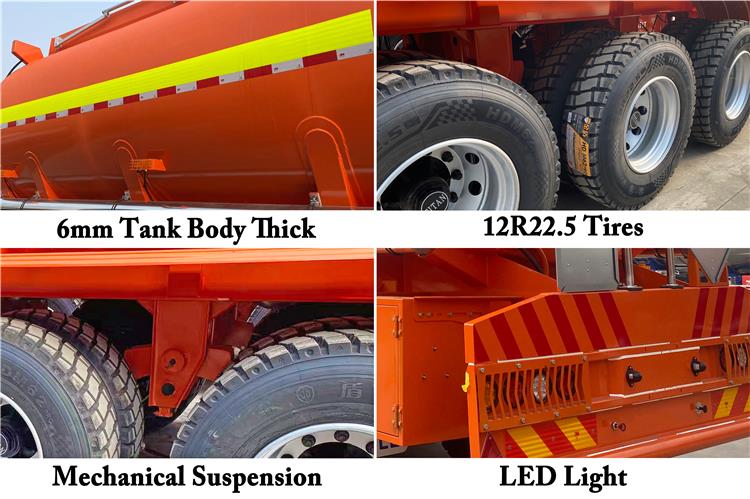 41000 L Stainless Steel Tanker Trailer for Sale In Zambia