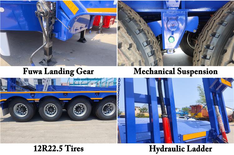 Bhachu 4 Axle Semi Low Loader Truck Trailer for Sale In Kenya