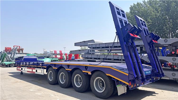 Bhachu 4 Axle 40ft Low Bed Trailer for Sale In Tanzania Dar es Salaam