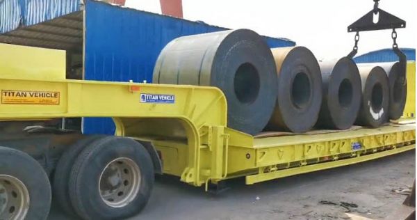 Heavy Haul 120 Ton  Drop Deck Semi Trailer for Sale in Nigeria