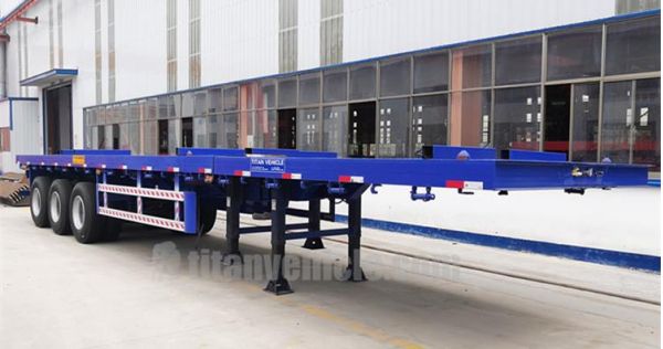 Features about Extendable Flatbed Telescopic Trailer