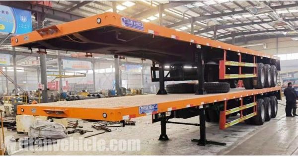 2 Units 45Ft Flatbed Semi Trailer will be sent to Burundi