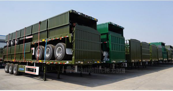 2/3/4 Axle Side Wall Trailer for Sale in Zimbabwe Harare