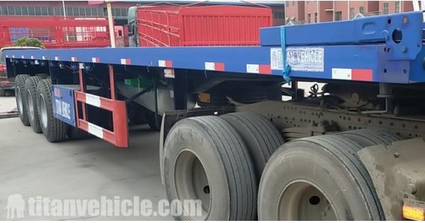 3 Axle Flatbed Trailer with Front Wall for Sale In Nigeria Lagos