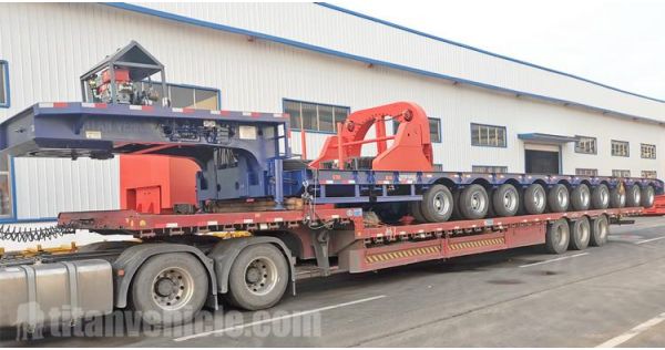 62m Extendable Trailer for Wind Turbine Blade Transportion for Sale in Vietnam