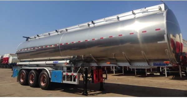 45000 Liters Aluminum Tanker Trailer will be sent to Cameroon