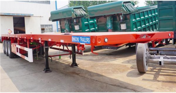 Tri Axle Flatbed Trailer will be sent to Kenya