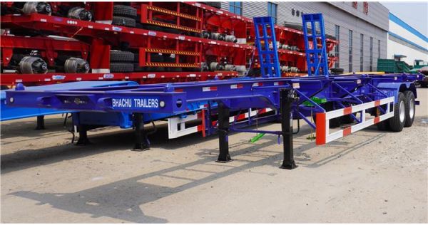 2 Axle 40 ft Container Chassis Trailer will be sent to Kenya