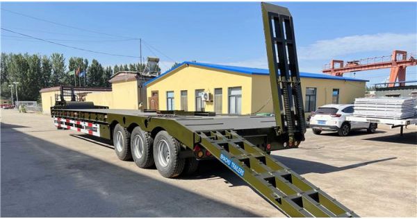 80 Ton Low Bed Truck Trailer will be sent to Kenya