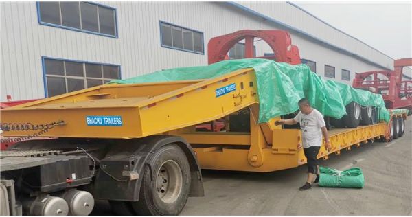 Bhachu 80 Ton Detachable Gooseneck Trailer will be sent to Kenya